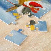 Pinguin und Reindeer Puzzle (Seite)