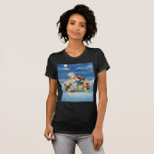 Pinguin und Reindeer T-Shirt (Vorne ganz)