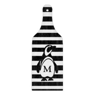 Pinguin und Streifen Schneidebrett