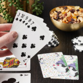 Pinguin-Unsinnigkeit Spielkarten (In Situ)