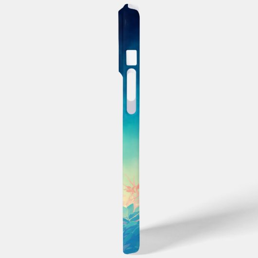 Pinguin unter dem dunklen Himmel Case-Mate iPhone Hülle (Rückseite / Links)