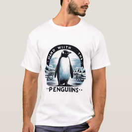 Pinguin unterstützt das Bewusstsein für die Meeres T-Shirt