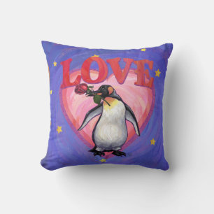 Pinguin Valentinstag Kissen