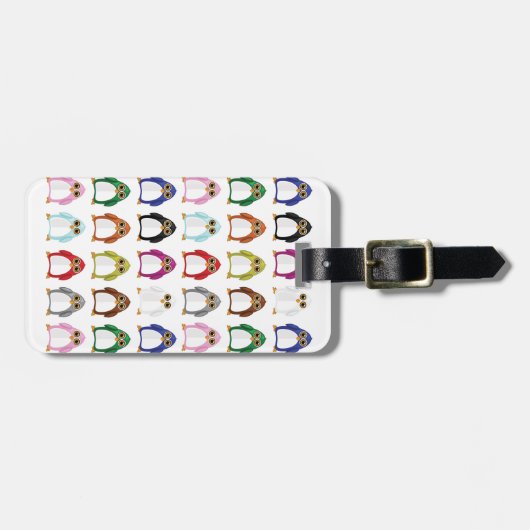 Pinguin Variety Gepäckanhänger (Vorderseite horizontal)