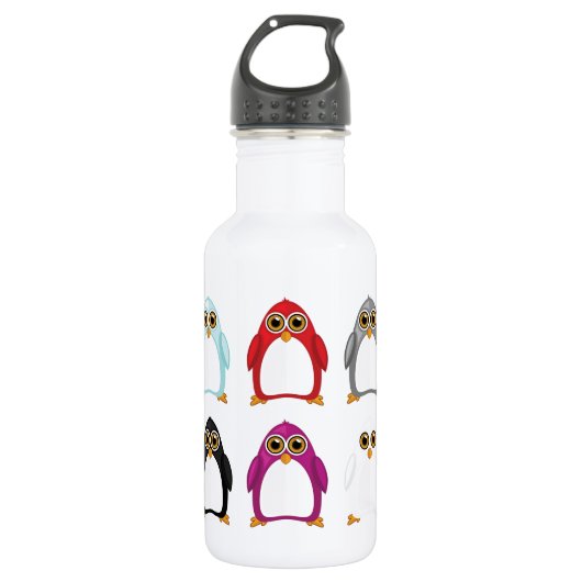 Pinguin Variety Trinkflasche (Vorderseite)