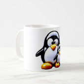 Pinguin Vater und Sohn Kaffeetasse (Vorderseite Links)