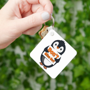 Pinguin Verpassen Sie Nicht Kissenbezug Schlüsselanhänger