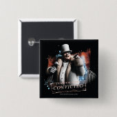 Pinguin - verurteilt button (Vorne & Hinten)