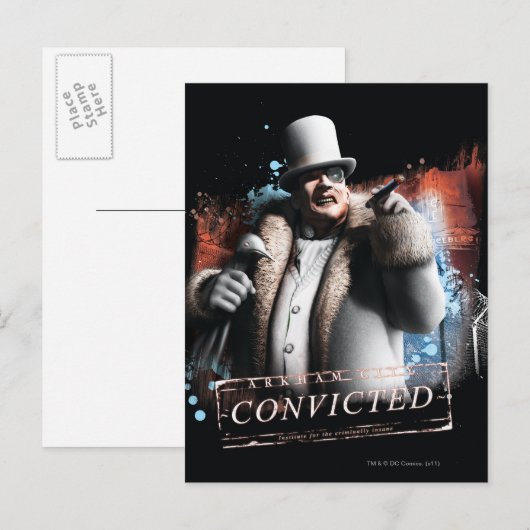 Pinguin - verurteilt postkarte (Vorne/Hinten)