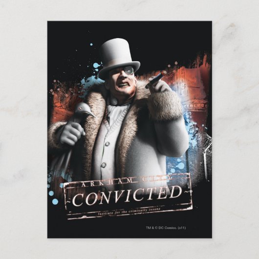 Pinguin - verurteilt postkarte (Vorderseite)