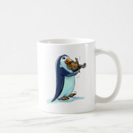Pinguin-Violinist Kaffeetasse