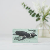 Pinguin-Visitenkarte Visitenkarte (Stehend Vorderseite)