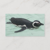 Pinguin-Visitenkarte Visitenkarte (Rückseite)