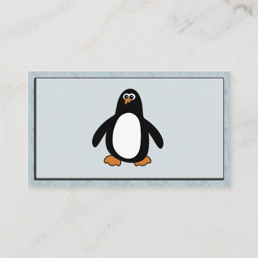Pinguin-Visitenkarten Visitenkarte (Rückseite)