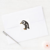 Pinguin von Liesel Bendio Potter Quadratischer Aufkleber (Umschlag)