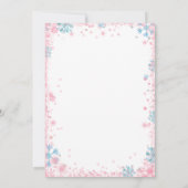 Pinguin Waddle ist es? Er oder sie Gender-Offenleg Einladung (Rückseite)