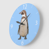 Pinguin Wanduhr (Winkel)
