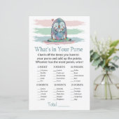 Pinguin Was ist in Ihrem Geldbeutel Babydusche? (Stehend Vorderseite)