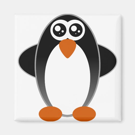 Pinguin-Wasseraugen Magnet (Vorne)