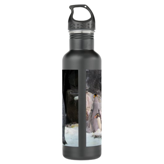 Pinguin Wasserflasche Edelstahlflasche (Rückseite)