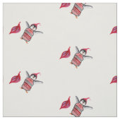 Pinguin Watercolor Art  Stoff (Muster)