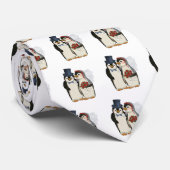 Pinguin Wedding Bride and Groom Krawatte - Anpasse (Gerollt)