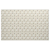 Pinguin Wedding Hearts auf Beige Stoff (Yard (91,4 cm))