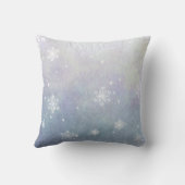 Pinguin Wedding Snowflake Pattern - Anpassen Kissen (Rückseite)