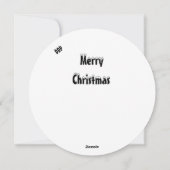 Pinguin Weihnachten (Rückseite)