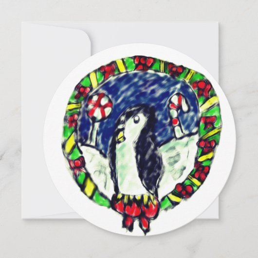 Pinguin Weihnachten (Vorderseite)
