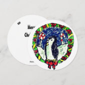 Pinguin Weihnachten (Vorne/Hinten)