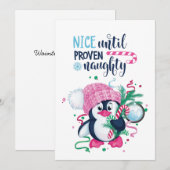 Pinguin Weihnachten (Vorne/Hinten)