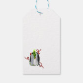 Pinguin Weihnachten Geschenkanhänger (Rückseite)