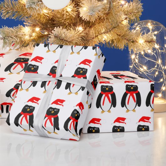 Pinguin Weihnachten Geschenkpapier (Feiertage)