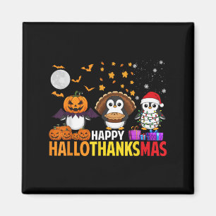 Pinguin Weihnachten Halloween Kostüm Happy Halloth Magnet