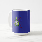 Pinguin Weihnachten Kaffeetasse (Vorderseite Links)