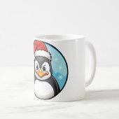 Pinguin Weihnachten Kaffeetasse (VorderseiteRechts)