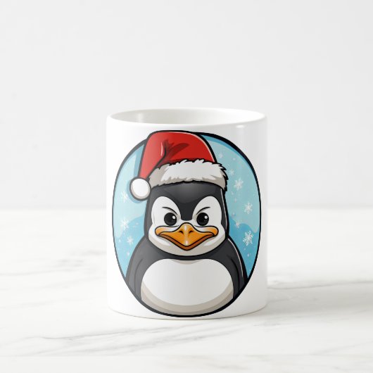 Pinguin Weihnachten Kaffeetasse (Mittel)