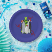 Pinguin Weihnachten Pappteller (Party)