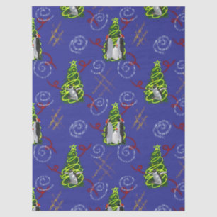 Pinguin Weihnachten Seidenpapier