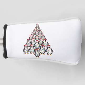 Pinguin-Weihnachtsbaum-Santa-Hut Weihnachtsbeleuch Golf Headcover