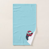 Pinguin-Weihnachtshandtuch-Set  Badhandtuch Set (Handtuch)