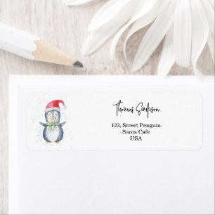 Pinguin Weihnachtsmann