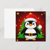 🐧 Pinguin Weihnachtsmann Weihnachtsbaum Feiertags (Vorne/Hinten)