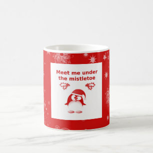 Pinguin-Weihnachtstasse Kaffeetasse
