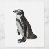 Pinguin Weinetikett (Einzelnes Label)