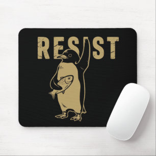 Pinguin widersteht Pinguine protestieren gegen Zöl Mousepad