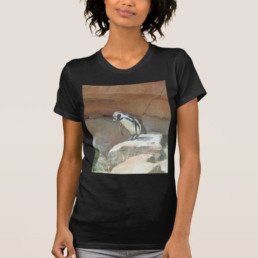 Pinguin, wild lebende Tiere, Tier, wilder Vogel, T-Shirt (Vorderseite)