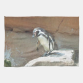 Pinguin, Wildtiere, Tiere, Wildvögel, Zoo, Sommer Handtuch (Horizontal)