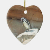 Pinguin, Wildtiere, Tiere, Wildvögel, Zoo, Sommer Keramik Ornament (Rechts)
